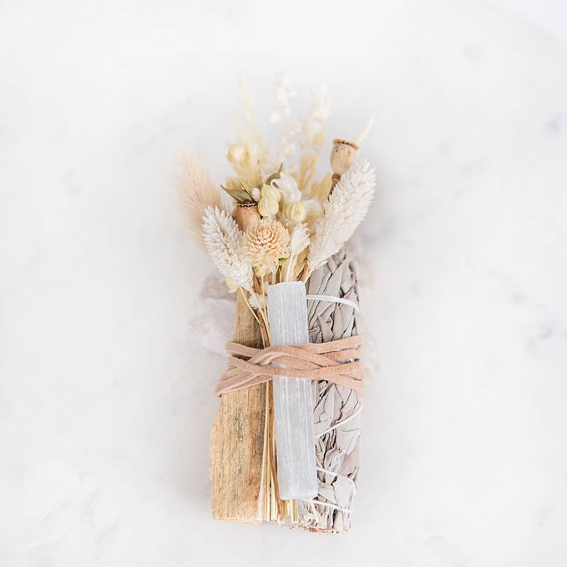 Smudge Stick- Palos Santos Sage Crystal Bundle Pack