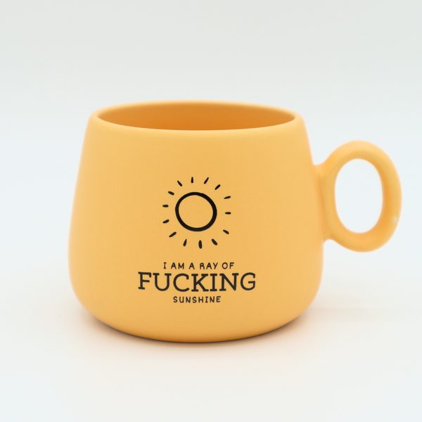 I Am A Ray of Fucking Sunshine // Cappuccino Mug
