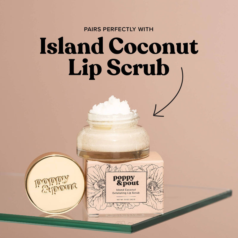 Poppy & Pout Island Coconut // Lip Balm