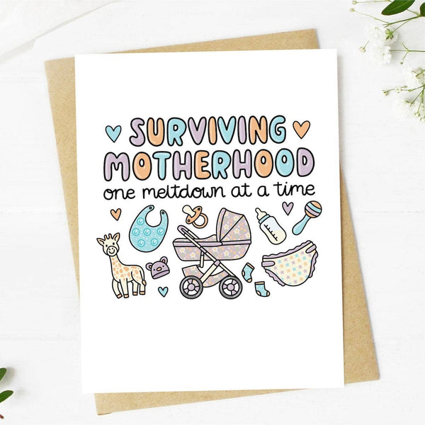 Surviving Motherhood Modern Mom // Card