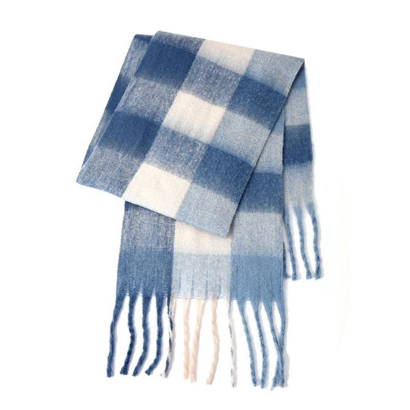 Ladies Color Block AC Plaid // Daily Scarf