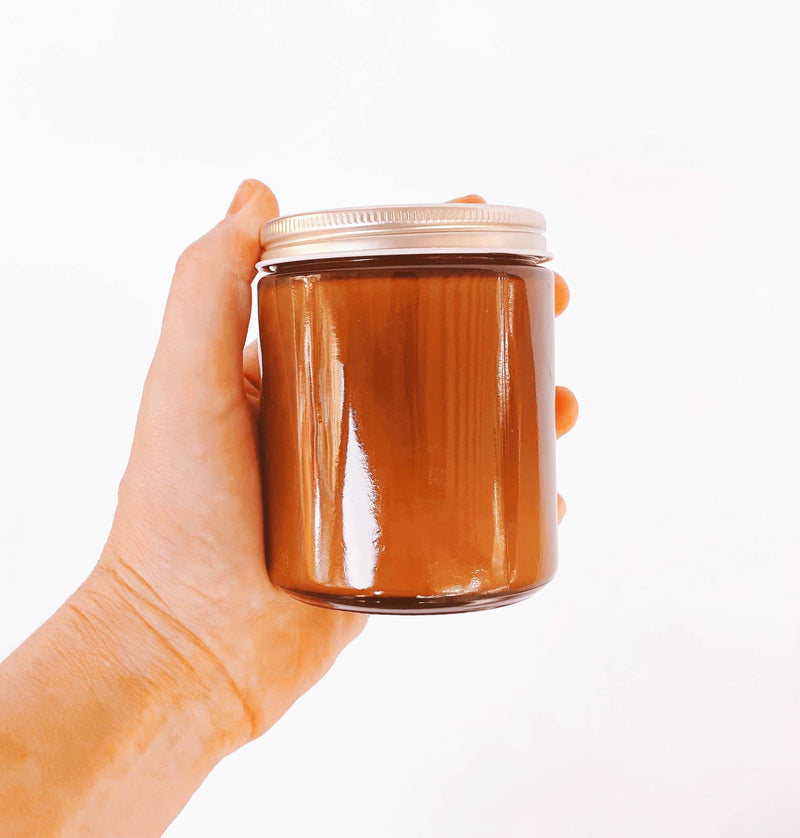 *MESSAGE BEFORE ORDERING* Custom candles. 8 oz amber jar