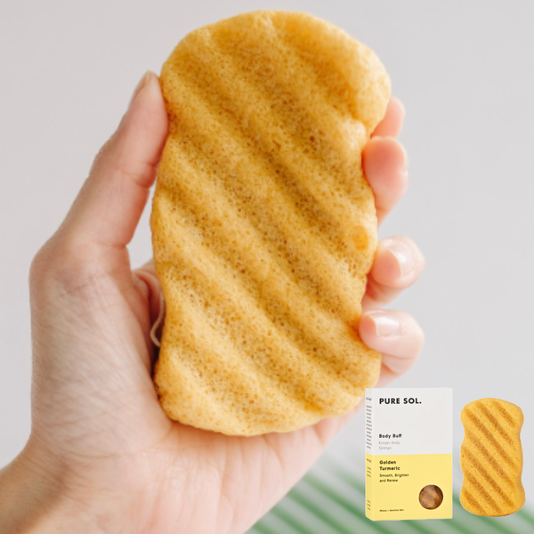 Turmeric Body Konjac Sponge // Body Buff