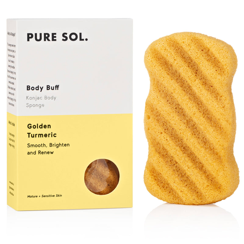 Body Buff Turmeric Body Konjac Sponge