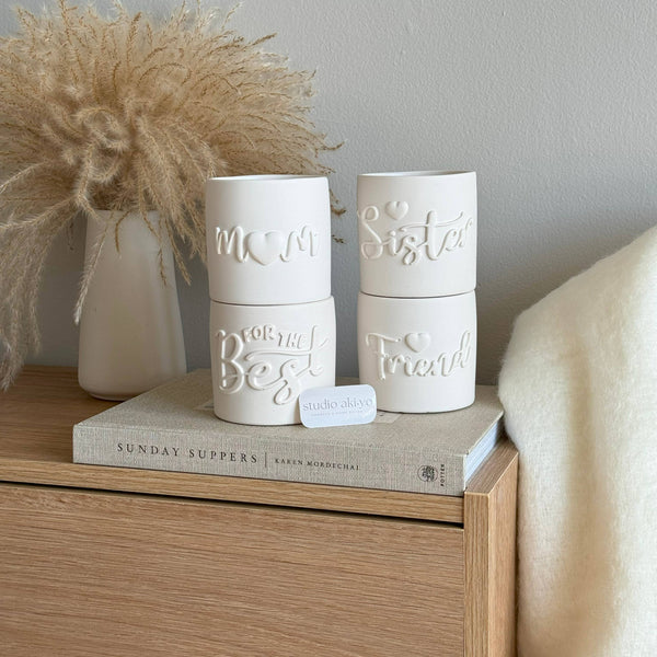 Mom Personalized Wood Wick Soy Candle | Mother's Day Gifts