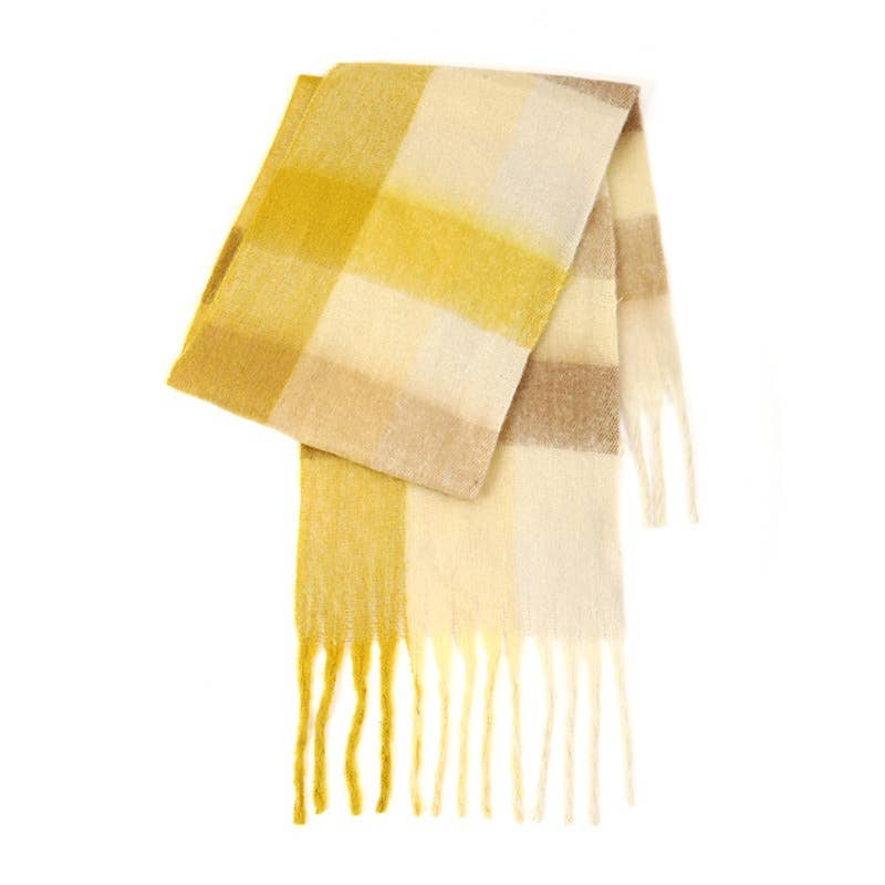 Ladies Color Block AC Plaid // Daily Scarf