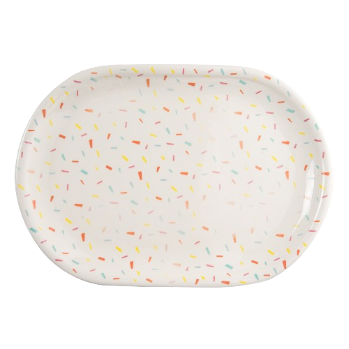 Confetti Cer Platter