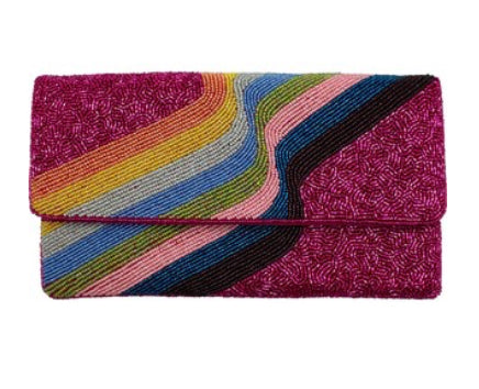 Rainbow Swirl // Clutch