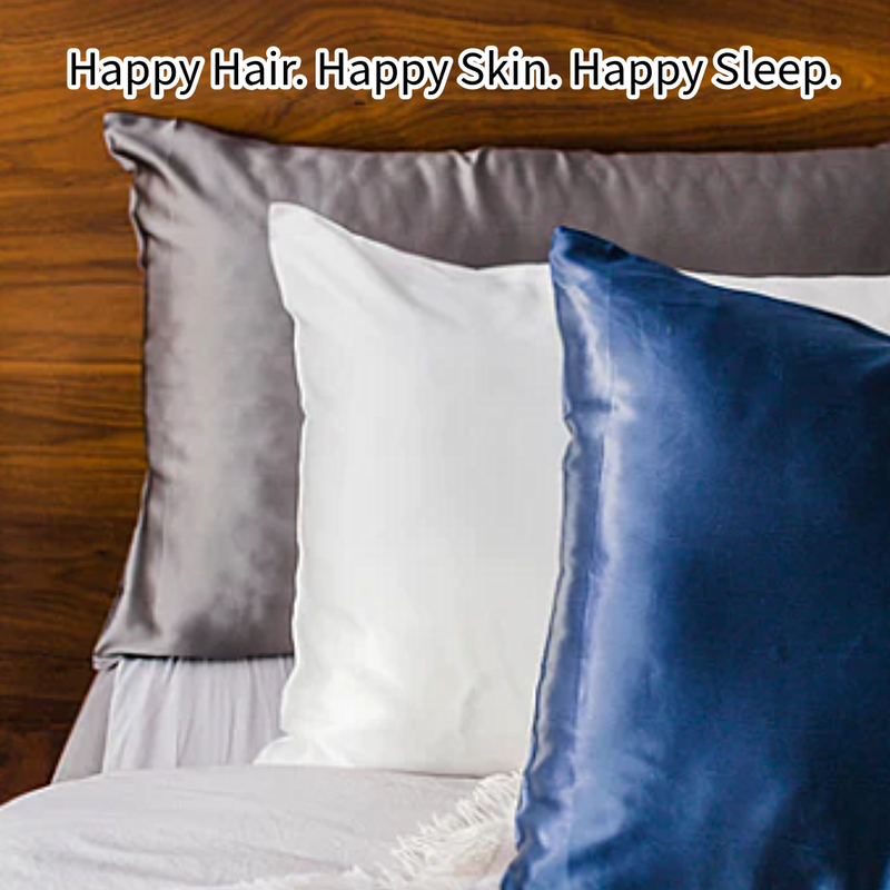 Happy Sleep Mulberry Silk Pillowcase, 22 momme - Oeko -Tex