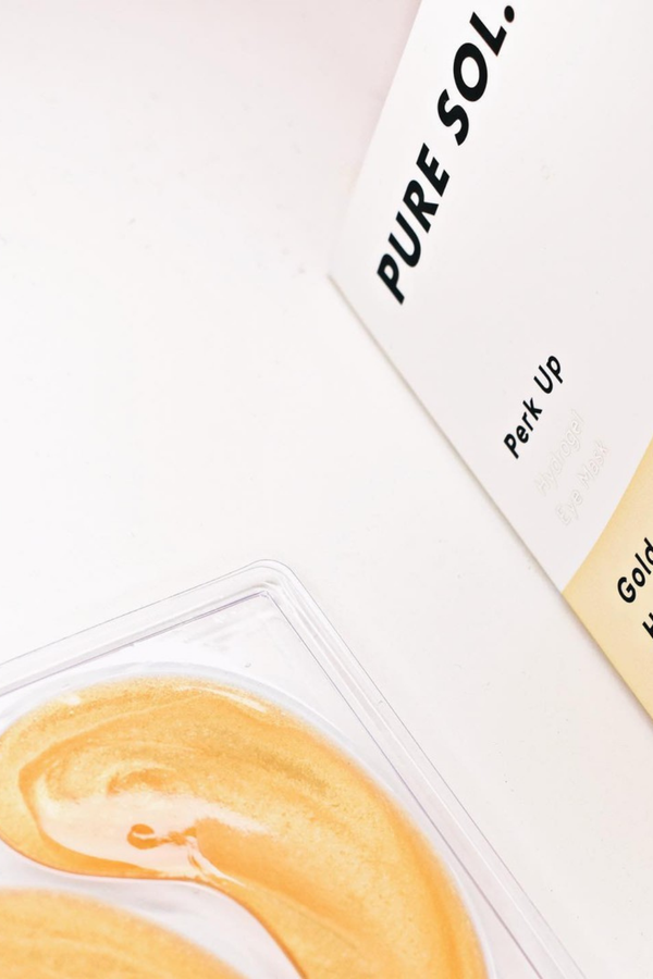 Perk Up Gold // Eye Mask - single pair
