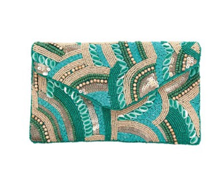 Beaded Swirl // Clutch