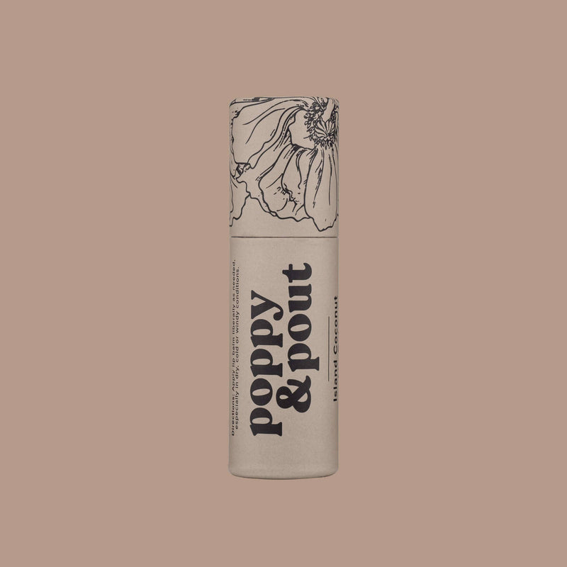 Poppy & Pout Island Coconut // Lip Balm