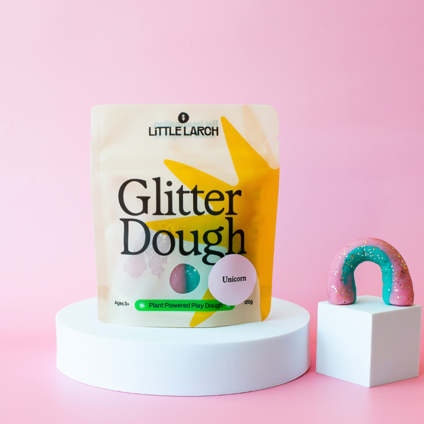 Glitter Dough // Natural Play Dough