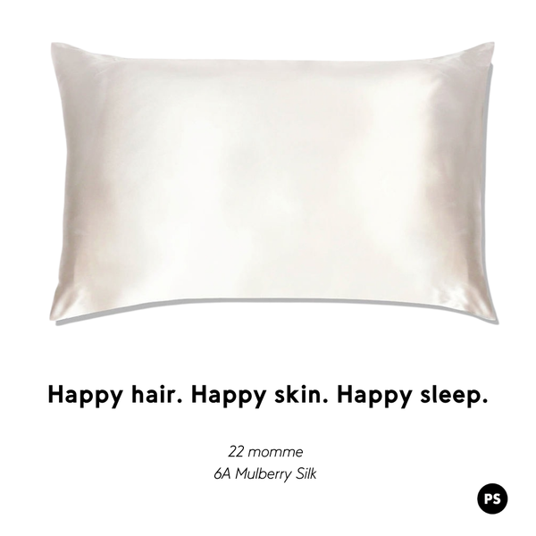 Happy Sleep Mulberry // Silk Pillowcase, 22 momme - Oeko -Tex