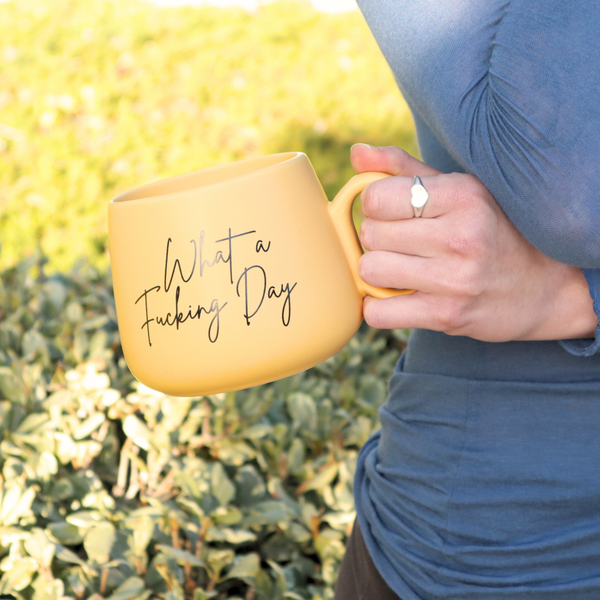What a Fucking Day // Jumbo Cappuccino Mug