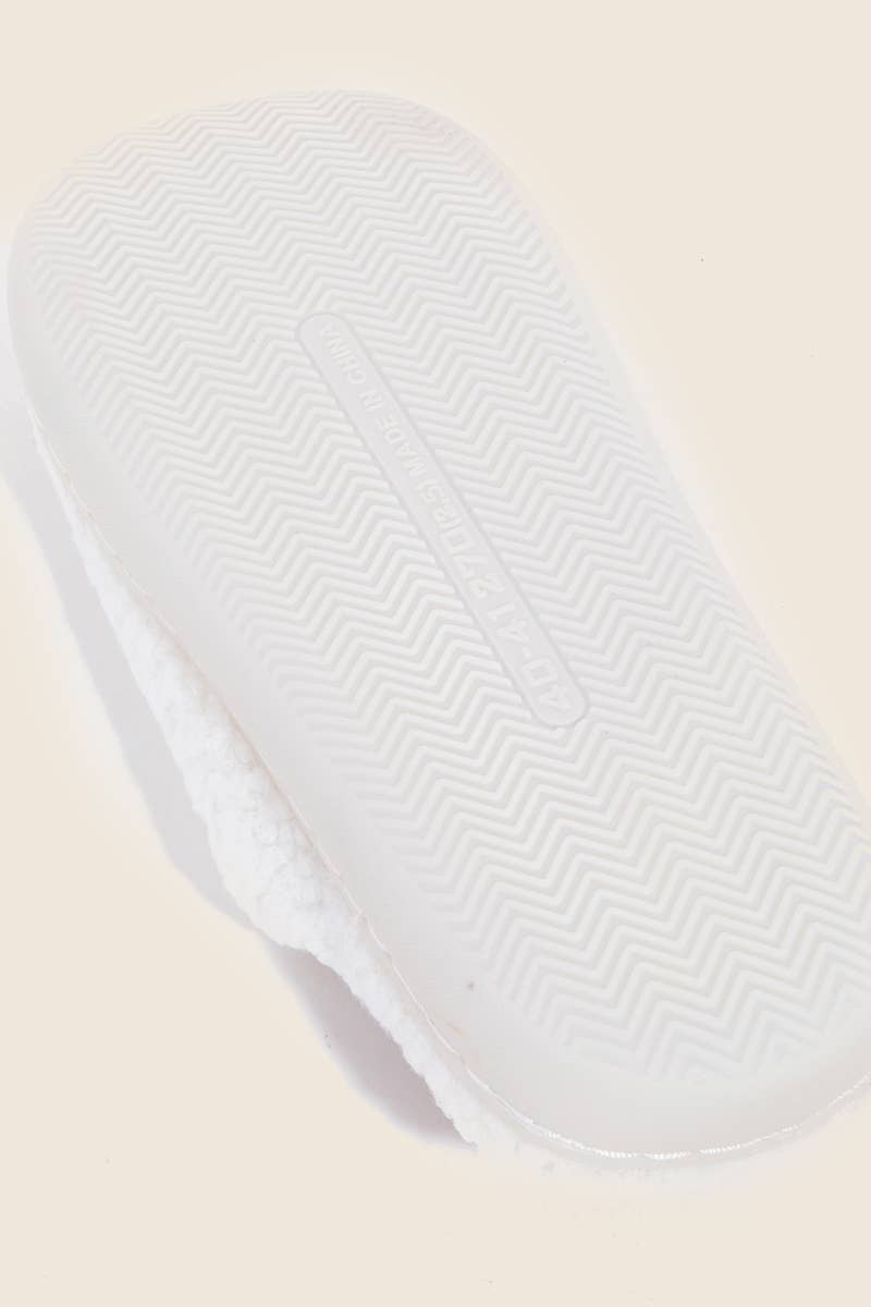 Vibrant Rainbow Design // Fuzzy Slippers