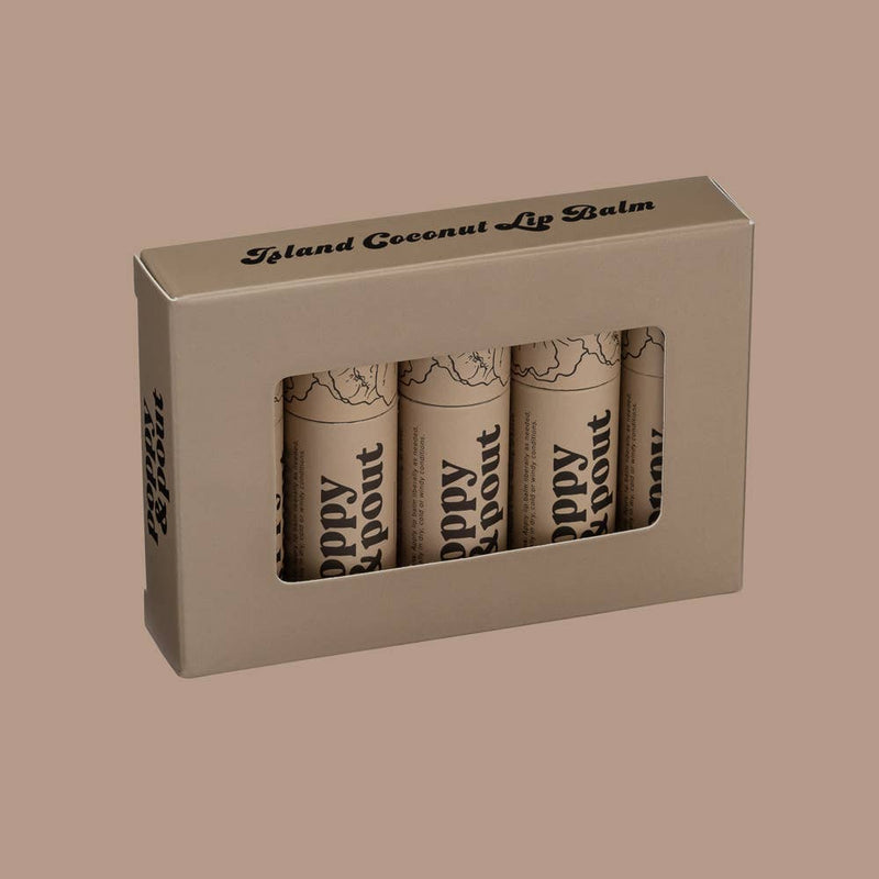 Poppy & Pout Island Coconut // Lip Balm