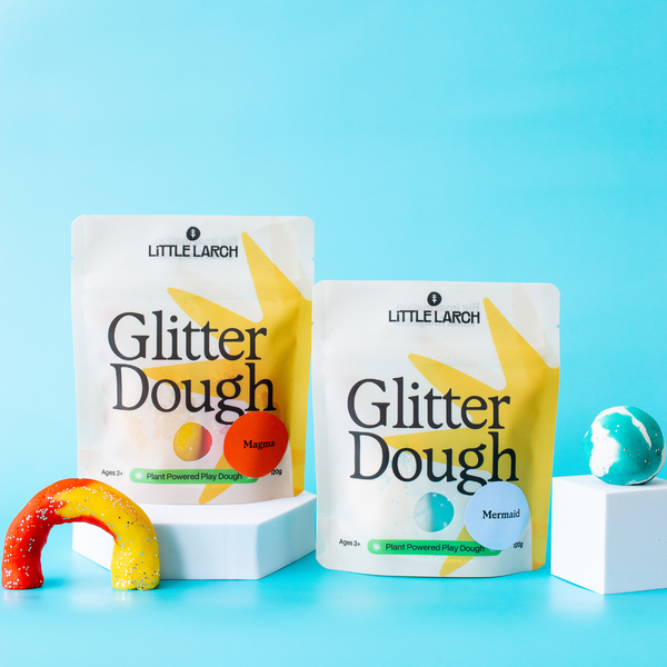 Glitter Dough // Natural Play Dough