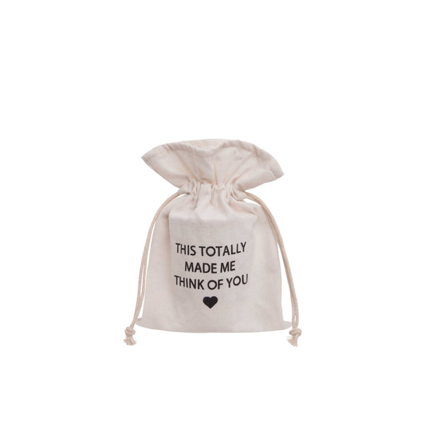 SALE Canvas Bag, Think of You