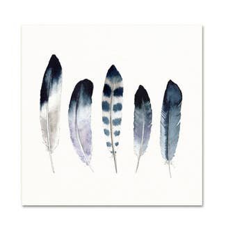 Monochromatic Feathers // Wall Art