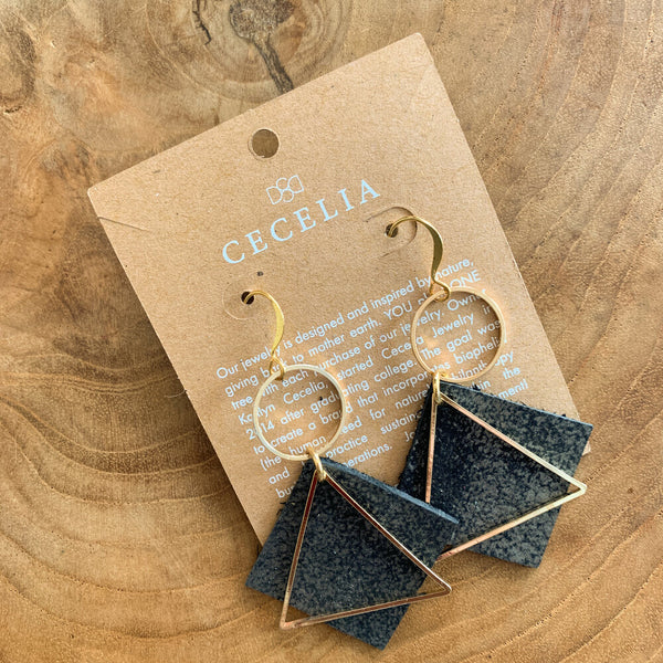Triangle + Square // Earrings