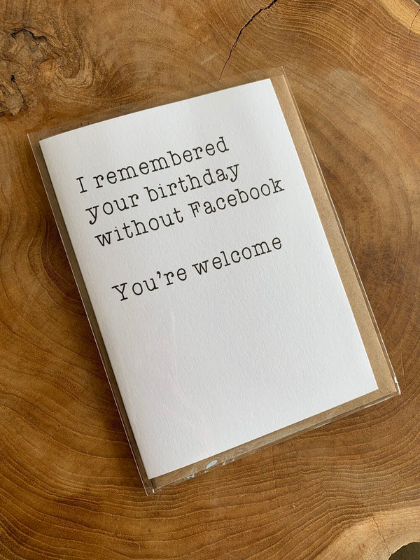 FB // Birthday Card