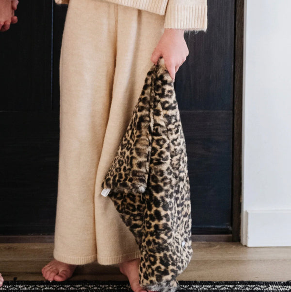 Leopard Faux Fur   // Mini Blanket