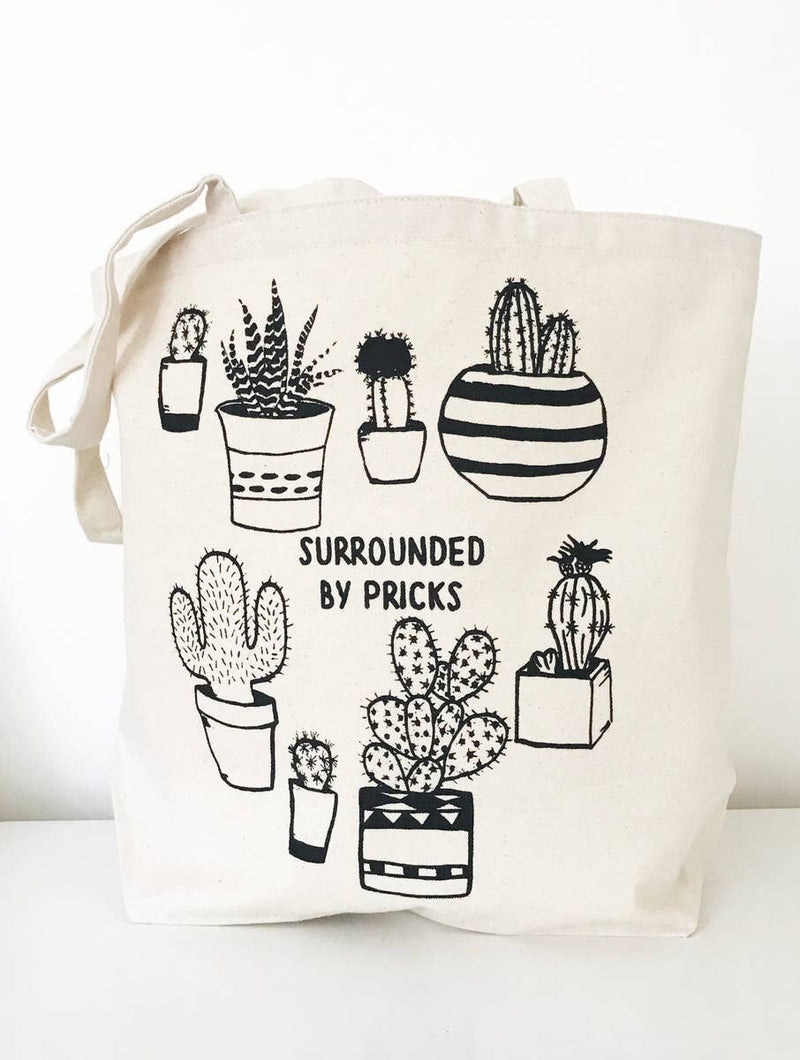 Surrounded by Pricks Farmers Market Tote