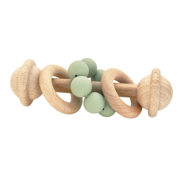 Eco-Friendly Rattle | Organic Beechwood Sage