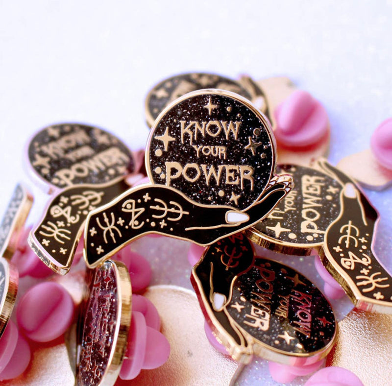 Know Your Power // Enamel Pin