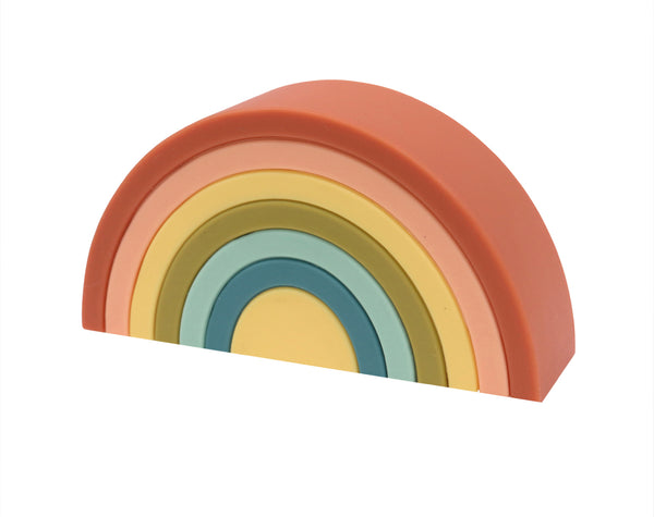 Cherry // Silicone Rainbow Stacker Toy