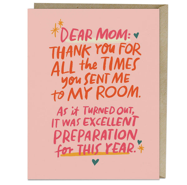 Send to my Room Mom // Mother's Day Card