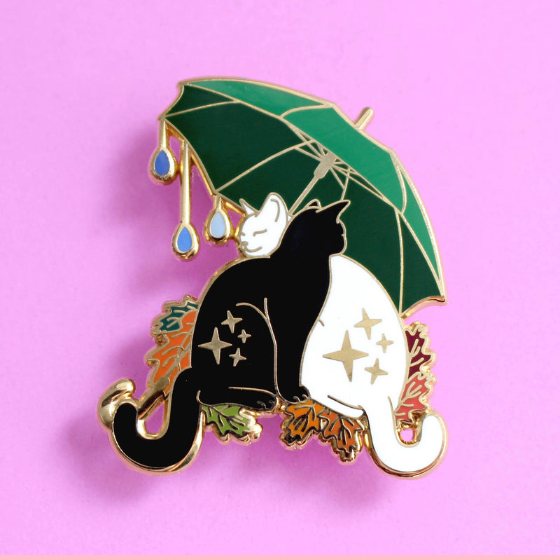 Umbrella cats // Enamel Pin