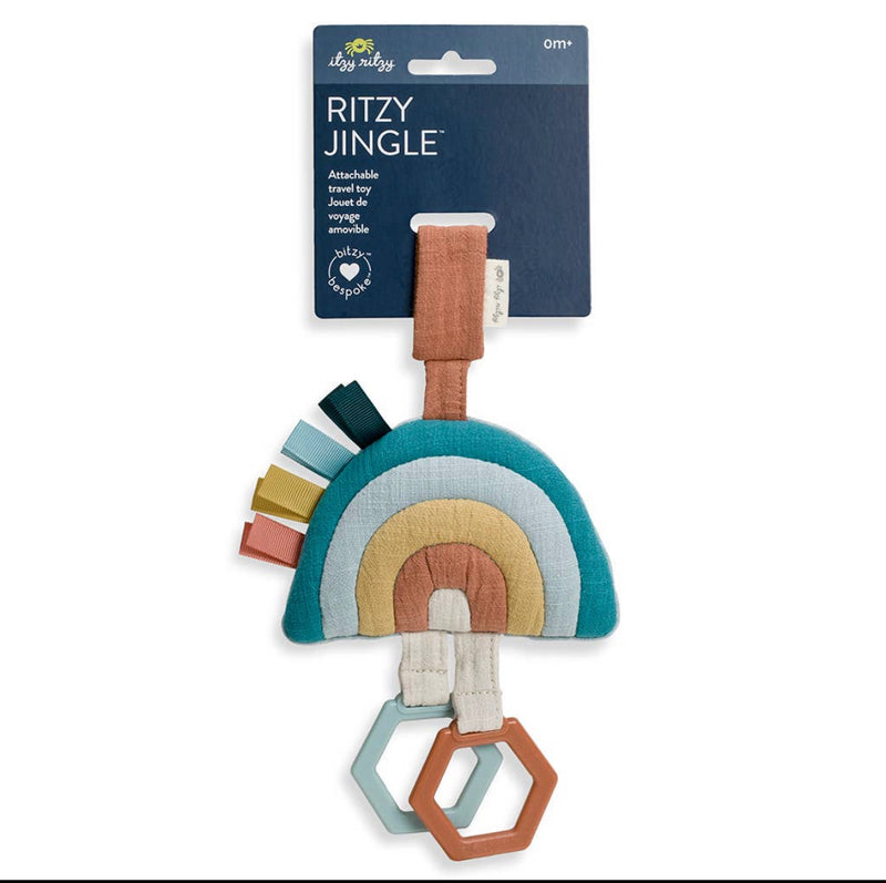 NEW Ritzy Jingle™ Rainbow // Attachable Travel Toy