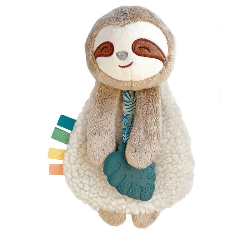 Itzy Love Sloth Plush with Silicone // Teether Toy